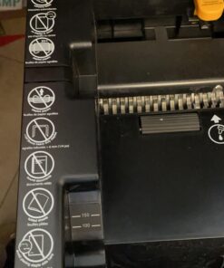 Amazon Basics 150 Sheet Autofeed Micro Cut Paper Shredder, Black 43 91Crl1wkUqL