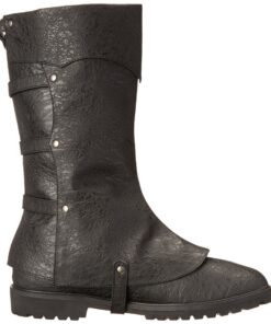 Funtasma Men's Gotham Engineer Boot 13 Black Distressed Polyurethane 13 91CsRor yGL