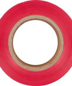 Alternative view of Morris Products Underground Electrical Caution Tape – 3-inch Width – Detectable from 12-18 Inch Depths – Yellow, Black – Printed With Caution Buried Electrical Line Below – 300 ft. Length, Red 300ft Length