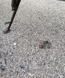 KiWAV Motorcycle Kickstand Pad Plate Support Accessory - Black - Soft Ground, Grass, Hot Pavement, Outdoor Parking, Anti Sinking 30 91CxCKIi DL