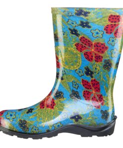 Alternative view of Sloggers Women's Waterproof Rain and Garden Boot with Comfort Insole, Midsummer Blue, Size 9, Style 5002BL09