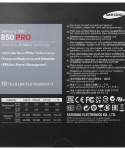 SAMSUNG 850 PRO - 512GB - 2.5-Inch SATA III Internal SSD (MZ-7KE512BW) 512 GB SSD Only 32 91Cy0z7pX4L