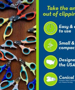 Zen Clipper Pet Nail Clipper for Cats – Cat Nail Clipper for Safer Cat Grooming and Nail Care - Clean, Quiet, and Easy-to-Use Stainless Steel Cat Claw Trimmer - (2.5mm Hole) Small - 2.5mm hole 21 91CzpoJ dFL