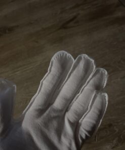 Cotton Gloves, 30 Pcs White Cotton Gloves for Dry Hands Moisturizing Eczema, Washable Cotton Gloves for Men and Women, Stretchable Cloth Gloves for Coin Jewelry Silver Inspection 15 PAIRS 42 91D FtrDIZL