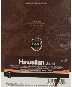 Tully's Coffee Hawaiian Blend 48 K-Cups 96 Count (Pack of 1) 9 91D99f2nr9L