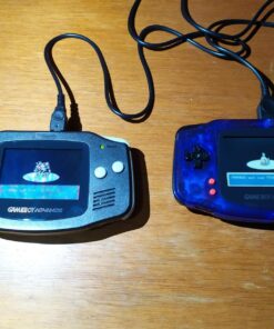 Mcbazel 2 Player Link Cable Connect Cord For Nintendo GBA GameBoy Advance and SP, GBA Link Cable - 3.9FT, Black 16 91DAIUZIrCL