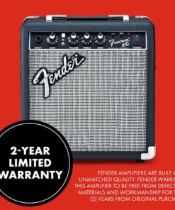 Fender Frontman 10G Guitar Amp, 10 Watts, with 2-Year Warranty, 6 Inch Fender Special Design Speaker, 5.75Dx10.25Wx11H Inches 17 91DC8gEz7pL