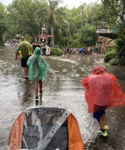 Lingito Rain Ponchos Family Pack - Emergency Drawstring Hood Poncho for Children & Adults Lightweight Reusable or Disposable Family - (4) Adult + (4) Children Multicolor 25 91DLuGbPrQL