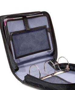 Amazon Basics 3-Ring Binder with Zipper - O-Ring, 3 Inch, Black 1 30 91DYSkAwy9S