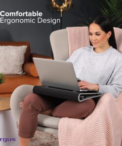 Targus 17 inch Dual Fan Lap Chill Mat - Soft Neoprene Laptop Cooling Pad, Heat Protection/Dispersion Laptop Cooler/Fan, USB-A Connection, Black Portable Lightweight Chill Mat 45 91DYkMB7 XL