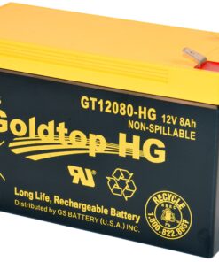 Genuine FiOS OEM Approved Replacement Battery (3 Year Warranty) by GS Battery - GT12080-HG - Premium Replacement for PX12072-HG 16 91Db2rTiyNL