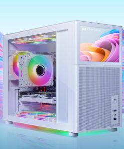 Alternative view of STGAubron Gaming Desktop PC,Intel Core i7-10700KF up to 5.1G,16G DDR4,1T SSD,GeForce RTX 2060 Super 8G GDDR6,600M WiFi,BT 5.0,RGB Fan x 7,RGB Keyboard&Mouse,RGB Mouse Pad,W11H64