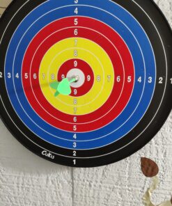 Magnetic Dart Board - 12pcs Magnetic Darts (Red Green Yellow) - Excellent Indoor Game and Party Games - Magnetic Dart Board Toys Gifts for 5 6 7 8 9 10 11 12 Year Old Boy Kids 31 91DiDq dtL