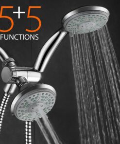 Alternative view of Aquadance by HotelSpa 24-Setting Slimline Showerhead and Hand Shower Combo