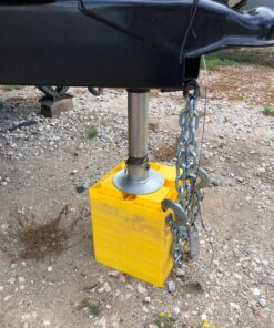 Camco Heavy Duty Leveling Blocks | Ideal For Leveling Single Wheels, Double Wheels, Hydraulic Jacks, Tongue Jacks, and More | Yellow | 10-pack (44505) Pack of 10 Standard Packaging 29 91DoCMsql5L