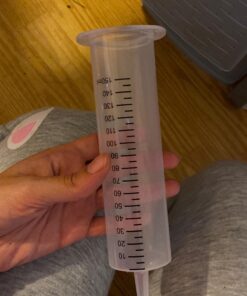 3 Pcs 150ml Large Syringes, Sterile and Individual Sealed, Easy to Use and Clean, Plastic Garden Syringe for Liquid, lip Gloss, Paint, Epoxy Resin, Oil, Watering Plants, Refilling 150 ml syringes only 32 91DqioPpUmL