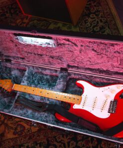 Gator Cases Deluxe ABS Molded Case for Strat/Tele Style Electric Guitar with Internal LED Lighting (GC-ELECTRIC-LED),Black 26 91Dr VkuAMS