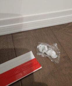 BAINING Door Draft Stopper Door Sweep for Exterior/Interior Doors, Weatherproofing Door Seal Strip Under Door Draft Blocker Seal, Soundproof Door Bottom Weather Stripping, 2" W x 39" L, White 43 91DtTusu4NL