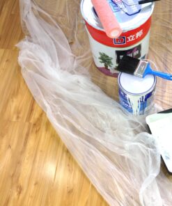 20 Piece Multi Use Great Value,Drop Cloth,Plastic Drop Cloth, 9x12Feet, Plastic Painting Tarp Waterproof Plastic Cover Clear Tarp Plastic Sheeting 10 91DwDef1gWL 1