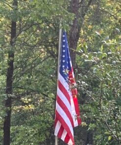 G128 American USA Flag | 5x8 Ft | ToughWeave Series Embroidered 300D Polyester | Country Flag, Embroidered Stars, Sewn Stripes, Indoor/Outdoor, Brass Grommets 41 91Dz586G5L