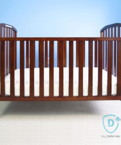 Organic Cotton Waterproof Fitted Crib Pad - Natural Baby Crib Mattress Cover & Protector - Unbleached, Non-Toxic & Hypoallergenic (28" x 52" x 7") 10 91DzTlFV rL