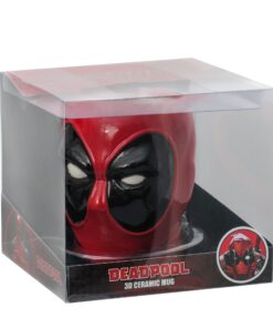 Alternative view of Marvel Deadpool 3D ceramic mug,Red, 350 milliliters