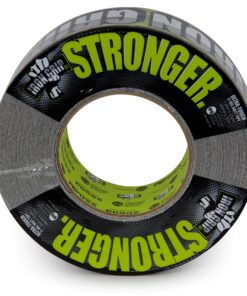 Alternative view of IPG Iron Grip Heavy Duty Duct Tape, 1.88" x 35 yd, Black (Single Roll) - IG235