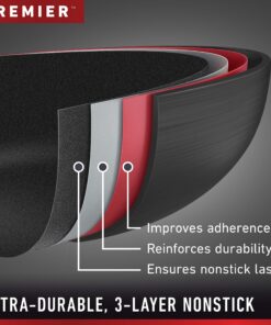 Alternative view of Calphalon 8-Piece Pots and Pans Set, Nonstick Kitchen Cookware with Stay-Cool Handles, Dishwasher and Metal Utensil Safe, Black Cookware Set