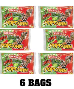 Alternative view of KICKIN' Chile Lime Microwave Popcorn Bags - 6 Pack - Ultimate Spicy Popcorn Gourmet Gift - Makes a Great Movie Theater Popcorn or Snack Food for Movie Night Chili Lime - 6 Pack