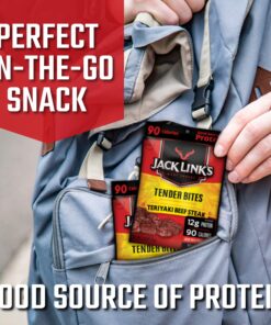 Jack Link's Premium Cuts Beef Steak Tender Bites, Teriyaki, 1.25 Ounce (Pack of 10) 1.25 Ounce (Pack of 10) 13 91E8cnOKgsL