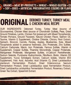 Wellness CORE Grain-Free High-Protein Dry Dog Food, Natural Ingredients, Made in USA with Real Meat, All Breeds, For Adult Dogs (Original Turkey & Chicken, 12-Pound Bag) 15 91EA4EOfvoL