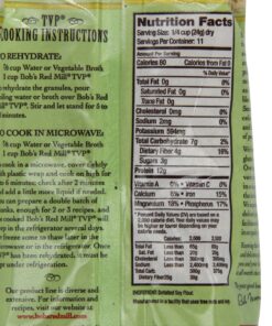 Bob's Red Mill Textured Vegetable Protein, 10 Ounce (Pack of 4) 27 91EBRtgjiSL