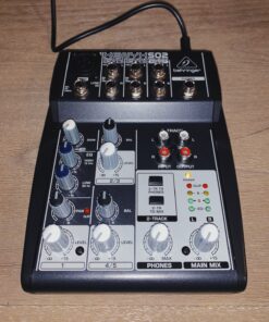 Behringer XENYX 502 Premium 5-Input 2-Bus Mixer with XENYX Mic Preamp and British EQ 18 91EFKaxMOTL