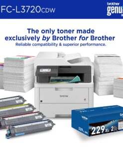 Brother MFC-L3780CDW Wireless Digital Color All-in-One Printer with Laser Quality Output, Single Pass Duplex Copy & Scan | Includes 4 Month Refresh Subscription Trial ¹ Amazon Dash Replenishment Ready New MFCL3780CDW: Adds Optional Paper Tray 23 91EGcLCj2L