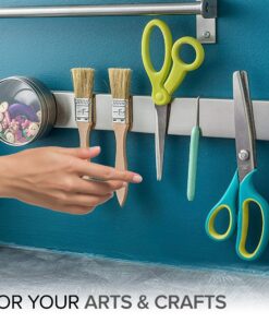 Modern Innovations 16 Inch Stainless Steel Magnetic Knife Bar with Multi-Purpose Functionality as a Knife Holder, Knife Strip, Magnetic Tool Organizer, Art Supply Organizer & Home Organizer 19 91EGsuMmeAL