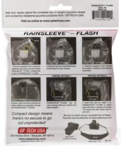 Alternative view of OP/TECH USA 9001142 Rainsleeve - Flash, 2-Pack (Clear), flash 14-inch