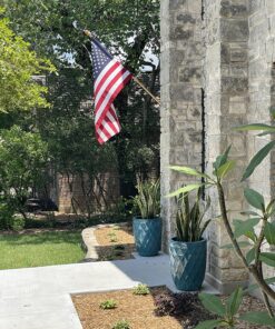 Flag Holder, Flag Bracket, Heavy Duty House Flag Pole Holder Bracket, Aluminum Mount - Stainless Steel Hardware - Strong and Rust Proof - 1" Inner Diameter (Silver-1Pack) Silver-1Pack 29 91EH3SYfcL