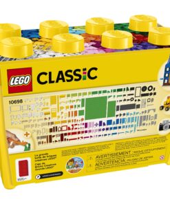 LEGO Classic Large Creative Brick Box 10698 Building Toy Set for Back to School, Toy Storage Solution for Classrooms, Interactive Building Toy for Kids, Boys, and Girls Standard 36 91ENIcepMEL