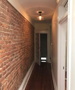 CLAXY Vintage Metal Glass Ceiling Light 1-Light Pendant Lighting Chandelier Oil-Rubbed Bronze 30 91ENUXfiFL