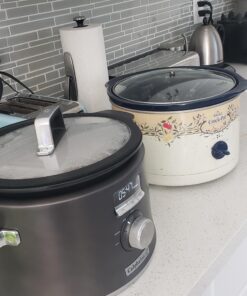 Calphalon Slow Cooker with Digital Timer and Programmable Controls, 5.3 Quarts, Stainless Steel 44 91EODNWsX9L