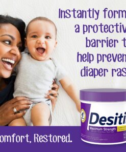 Desitin Maximum Strength Baby Diaper Rash Cream with 40% Zinc Oxide for Treatment, Relief & Prevention, Hypoallergenic, Phthalate- & Paraben-Free Paste, 16 oz 1 Pound (Pack of 1) 28 91EXXg3z72L