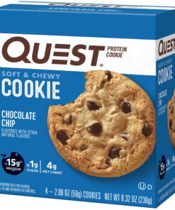 Quest Nutrition Chocolate Chip Protein Cookie; Keto Friendly; High Protein; Low Carb; 12 Count 30 91Ec0cx1kL