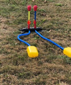 Stomp Rocket Original Dueling Rocket Launcher for Kids, 4 Rockets - Fun Backyard & Outdoor Kids Toys Gifts for Boys & Girls - Toy Foam Blaster Set Soars 200ft - Multi-Player Launcher Stand Dueling Launcher + 4 Rockets 29 91ErVRNGqdL