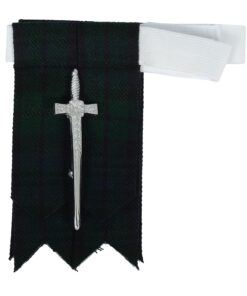 Scottish Black Watch Tartan Kilt FREE Flashes & Kilt Pin 42 10 91Ev 3r1Y5L