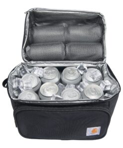 Carhartt Deluxe Dual Compartment Insulated Lunch Cooler Bag, Black Solid 35 91EvKzQt7cL