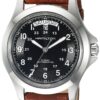 Hamilton Men's H64455533 Khaki King Series Stainless Steel Automatic Watch with Brown Leather Band