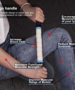 iGreely Premium Muscle Roller The Ultimate Massage Roller Stick 17 Inches Recommended by Physical Therapists Promotes Recovery Fast Relief for Cramps Soreness Tight Muscles-White White 25 91ExdM8GZOL