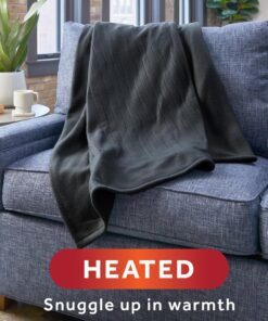 Alternative view of Sunbeam Royal Ultra Night Fog Heated Personal Throw / Blanket, Cozy-Warm, Adjustable Heat Settings