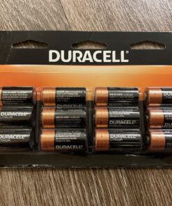 Duracell CR123A 3V Lithium Battery, 12 Count Pack, 123 3 Volt High Power Lithium Battery, Long-Lasting for Home Safety and Security Devices, High-Intensity Flashlights, and Home Automation 19 91EzdT7DiqL