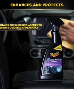 Meguiar’s Quik Interior Detailer - This Non-Greasy Formula Cleans and Protects All Interior Surfaces - Easy Cleaning and Interior Detailer - 16 Oz Quik Detailer Cleaner 25 91F5 pcD4hL